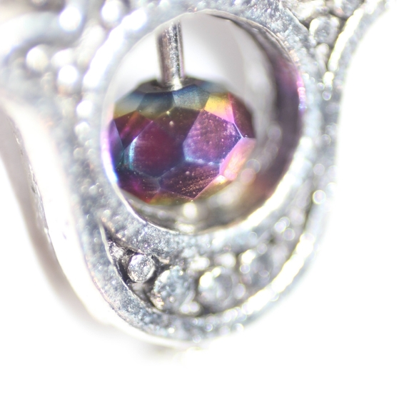 Crystal Hamsa Hand Belly Ring - Picture 12 of 16